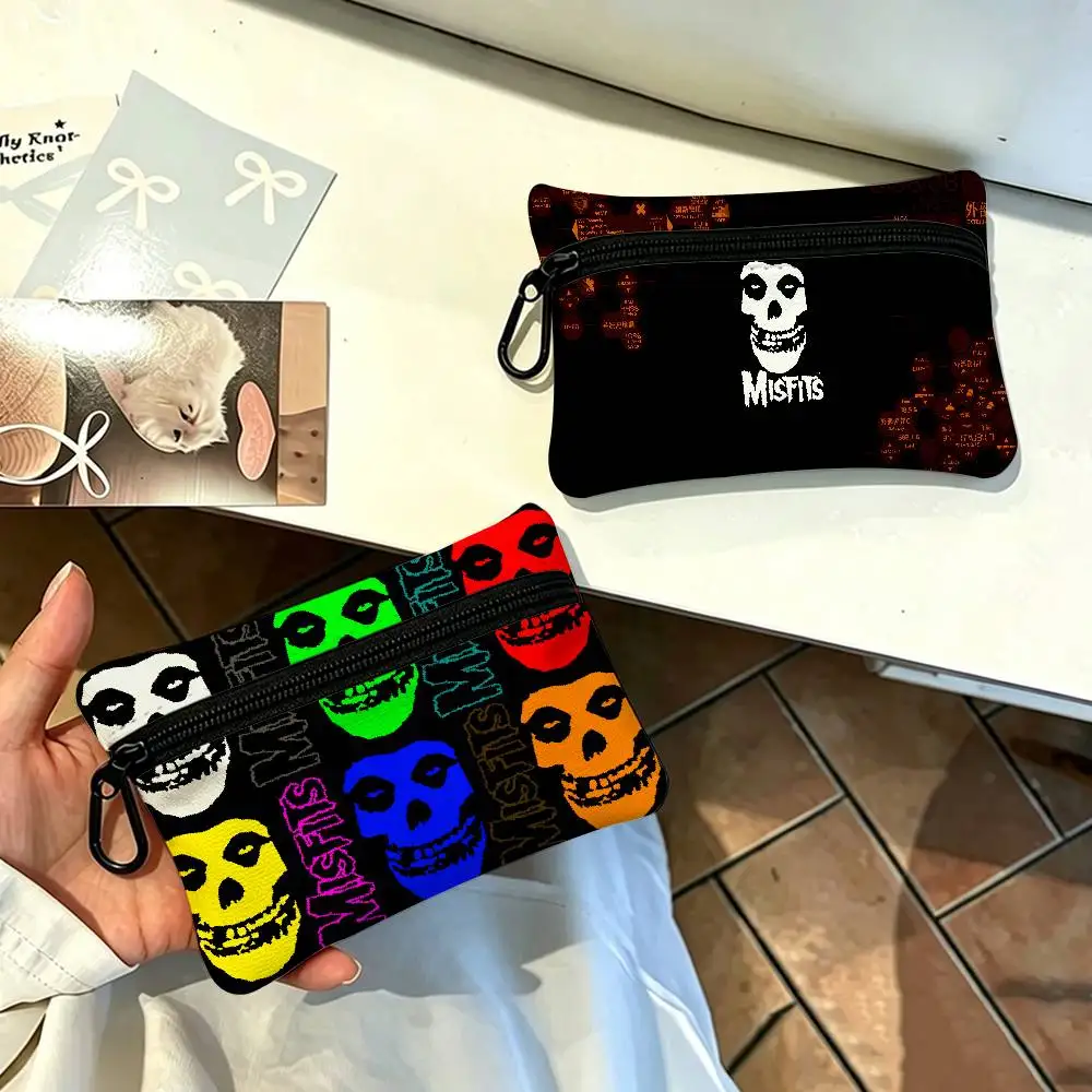 Die Die My Darling Misfits Wear-resistant Oxford Cloth Coin Purse Portable Backpack Hanging Card Storage Bag