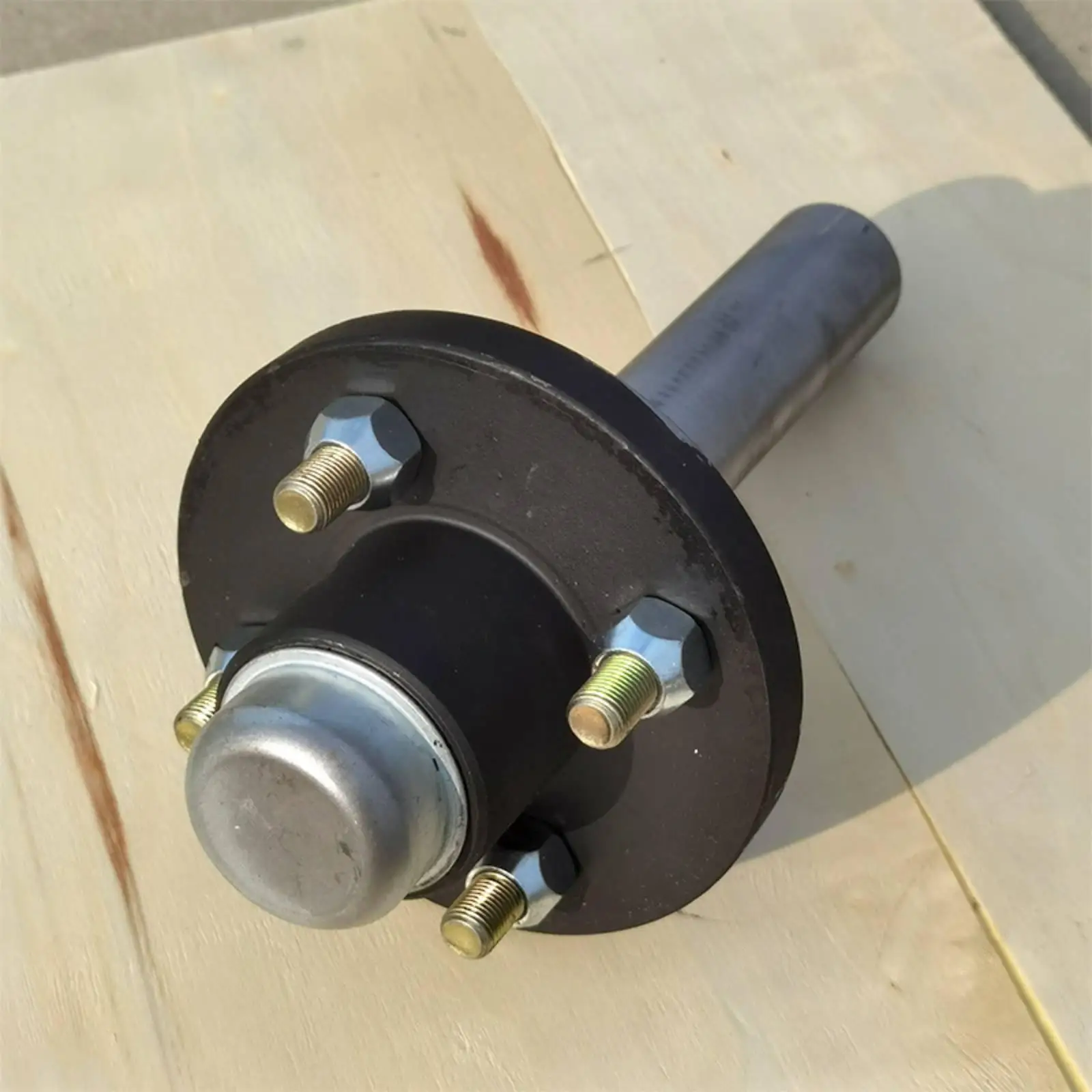 Sturdy Trailer Axle Assembly 40mm Spindle with Dust Cap for Utility Trailer Running Gear