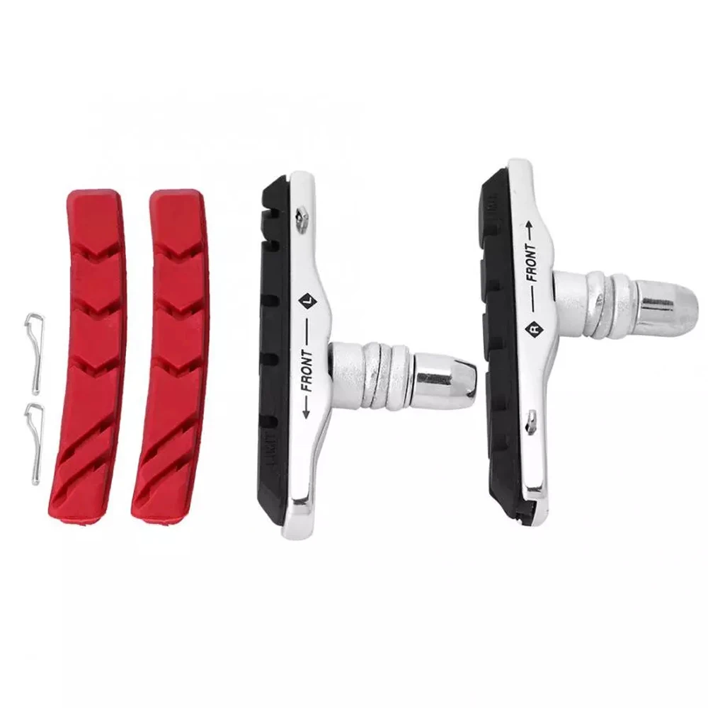Aluminum Mountain Bicycle Bicycle Brake Rubber Sheet Bicycle Brake Pads Bicycle Brake Blocks Bike Brake Shoes V-Brake Pads
