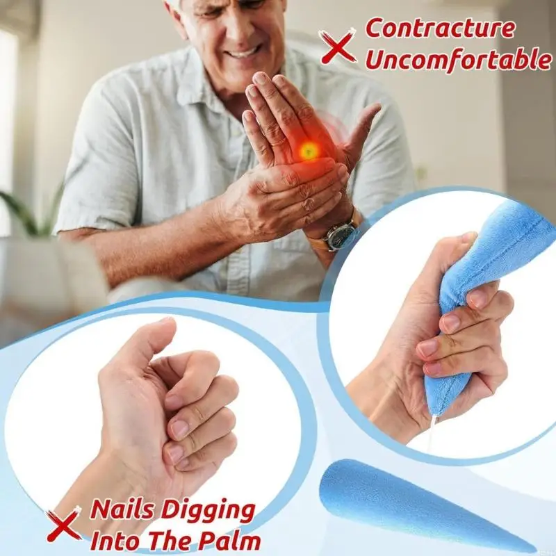 Light Weight Cotton Hand Rehabilitation Trainer Carrot Finger Cushion Protector Finger Exercise Equipment