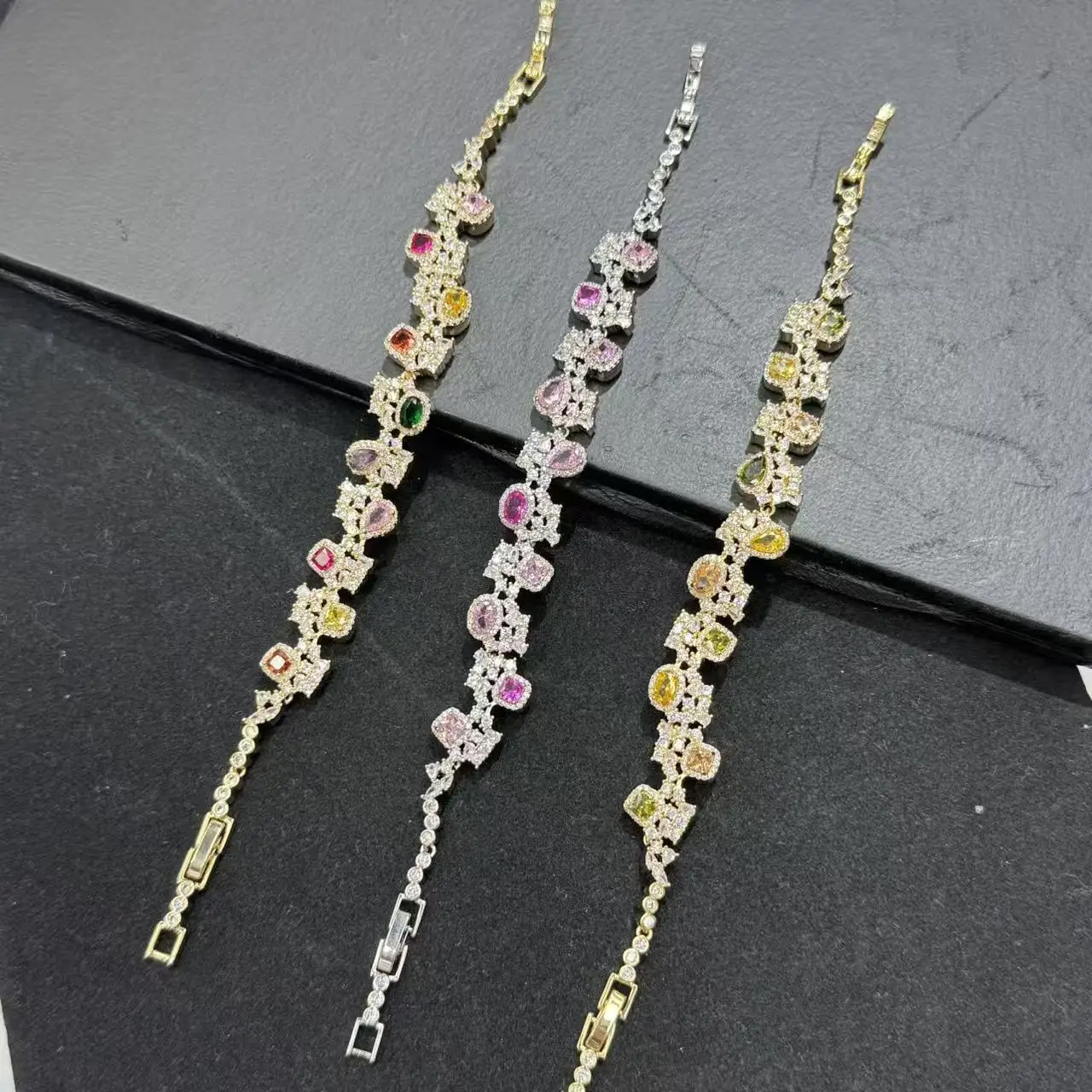 

Цирконовый браслет для вечернего платья, женский модный ювелирный аксессуар