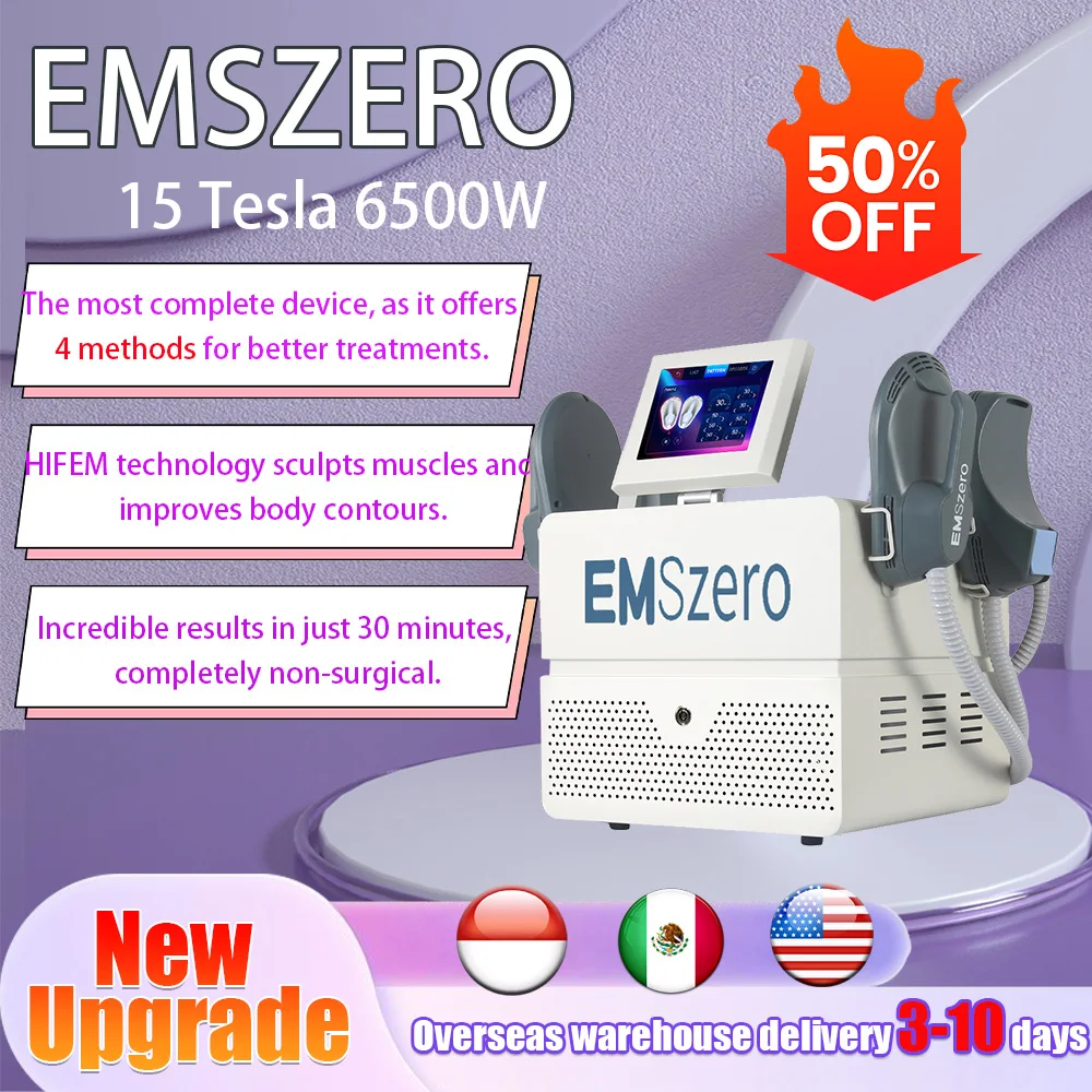 emszero professional Hi-emt Muscle Sculpt Machine With 4 Handles And Pelvic Stimulation Pad Optional  Equipment