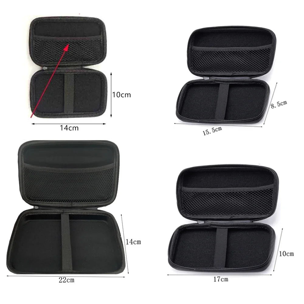 Eva Tool Case Storage Bags Zipper Pouch For Mobile Phone Charger Protection Box U Disk Data Cable Hard Case Data Line Travel Bag