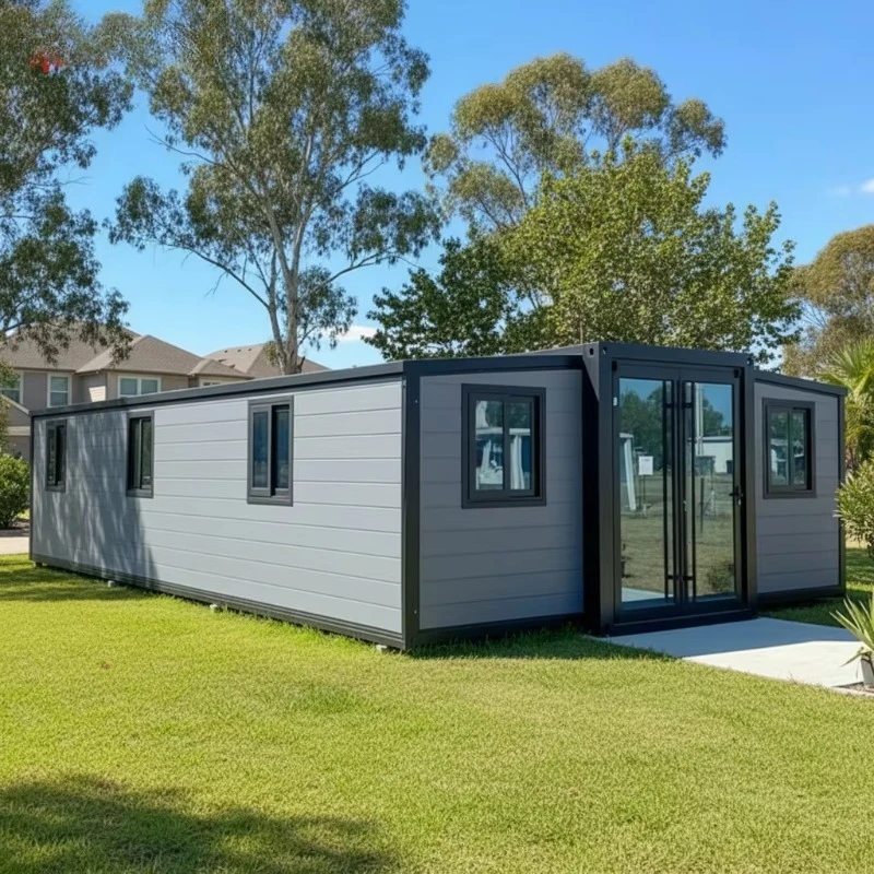 Tiny Home Bathroom Kitchen - บ้านสำเร็จรูปหรูหราแบบขยายได้ พร้อมห้องครัวและห้องน้ำ ตกแต่งครบครัน