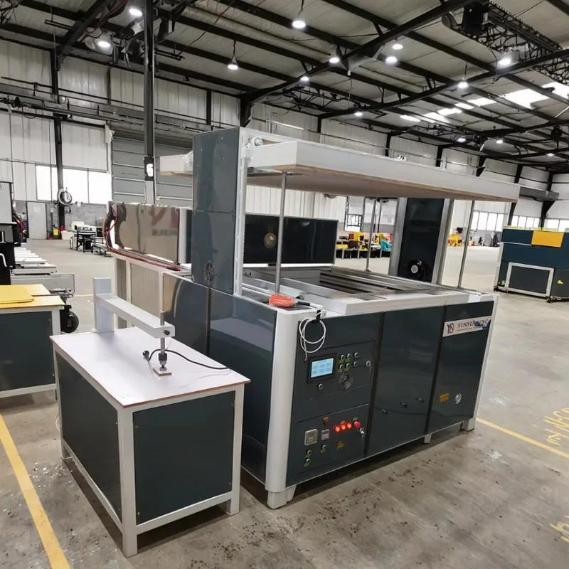 أفضل سعر آلة تشكيل الفراغ اليدوية ثلاثية الأبعاد للعلامات PET & PE ABS حالة القابض الحراري مع مكونات PLC الأساسية