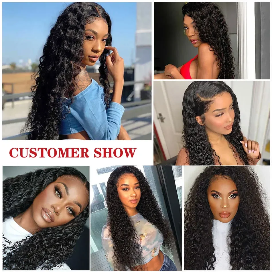 Raw Brazilian Human Hair Bundles Water Wave 3 4 Bundles 30 Inch Virgin Remy Hair Extensions For Women Sew In Quick Weave Bundles image 5