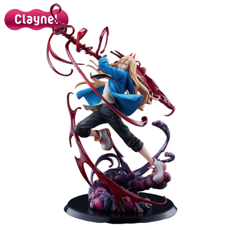 Genuine Original Claynel Chainsaw Man Power PVC 30CM Anime Action Figure Collectible Boxed Statuette Model Doll Ornament Gifts