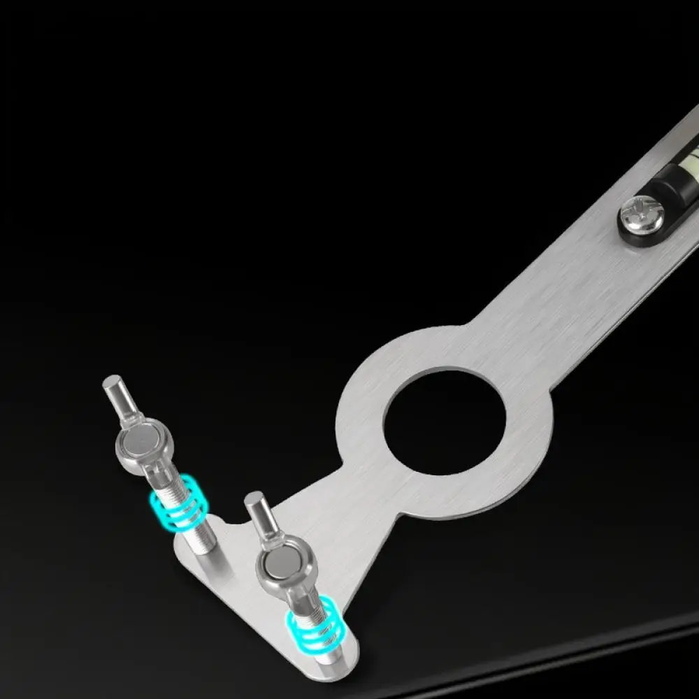Plumbing Installation Tool Stainless Steel Shower Mixer Leveler Pipe Alignment Gauge Water Tube Positioning Fixer