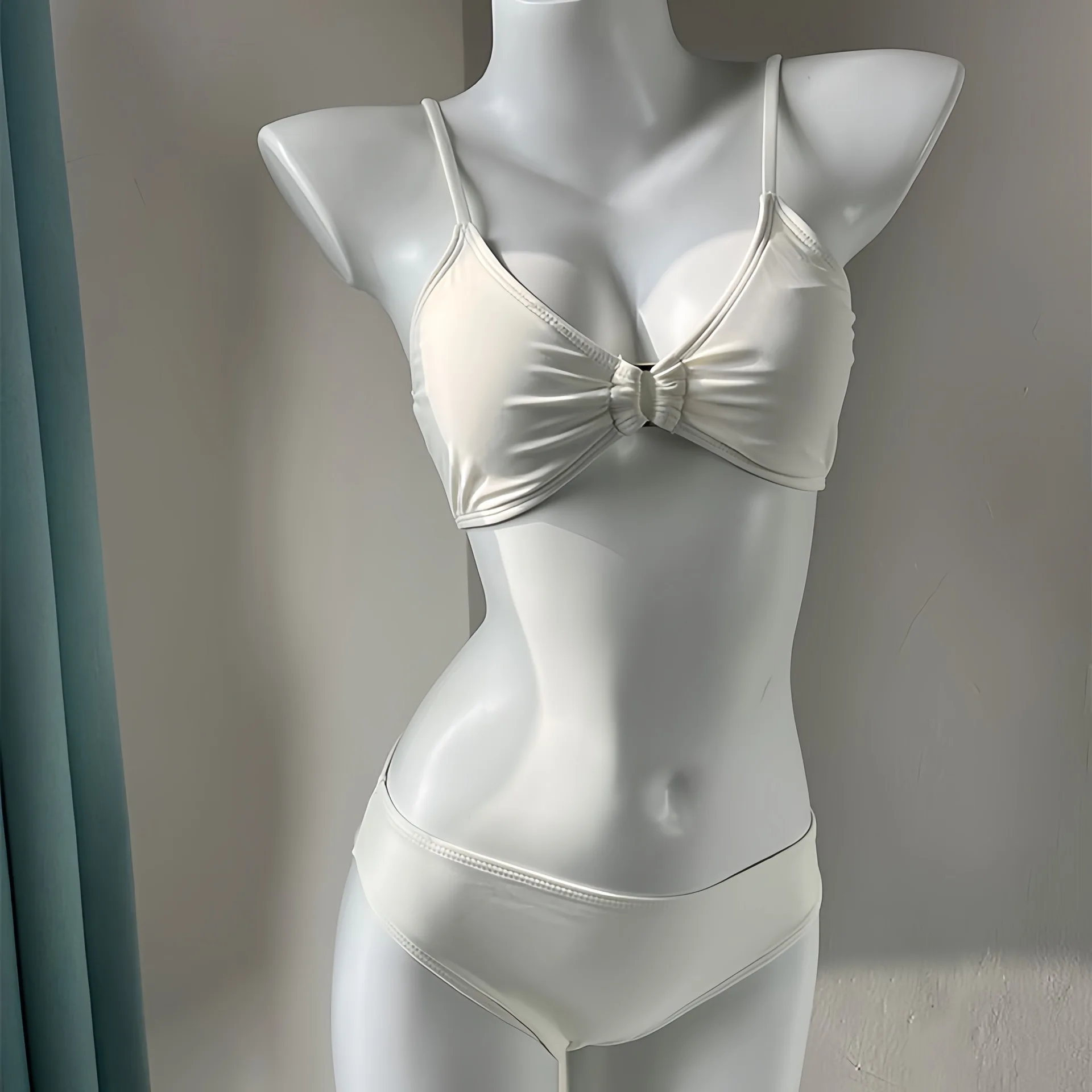 Spring Autumn New Slimming Conservative Belly Covering Women's Clothing Four Piece Set Sexy Split Bikini Trend Korean Swimwears