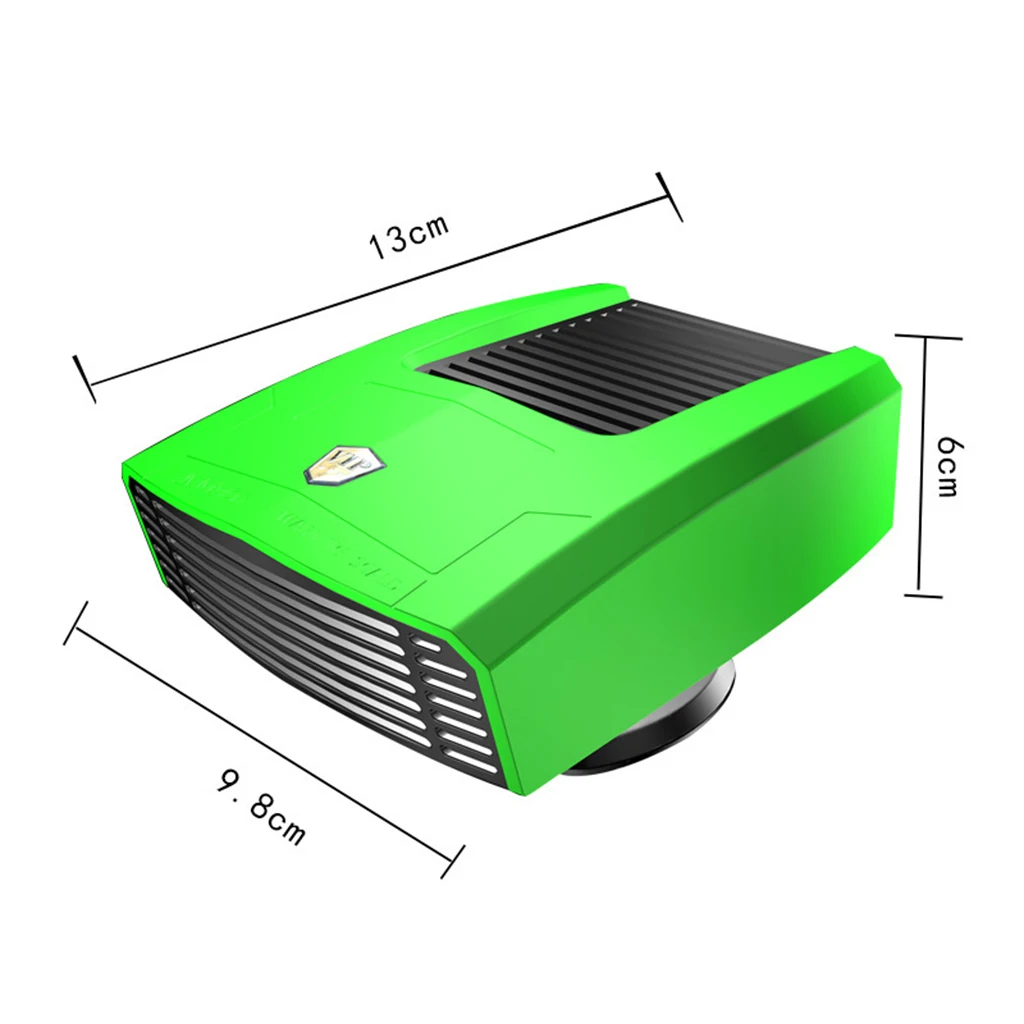 Car Heater Plug into Cigarette Lighter with Rotary Holder Electric Dryer 360-Degree Rotation Defogger