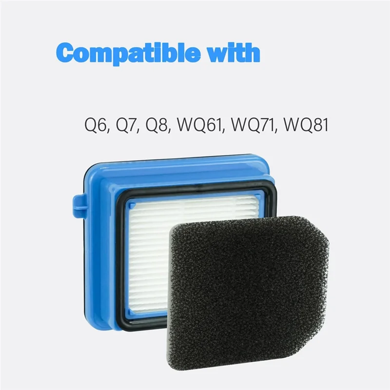 

A86I-Vacuum Filters Fit For Electrolux Well Q7, Q6, Q8, WQ61, WQ71, WQ81 Vacuum Cleaner Accessory Set