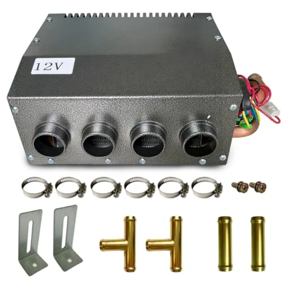 

Нагреватель 4-портовый 8500 BTU с 3-скоростным вентилятором 80 CFM для автомобиля, грузовика, лодки, фургона, новая улучшенная модель 2022 года