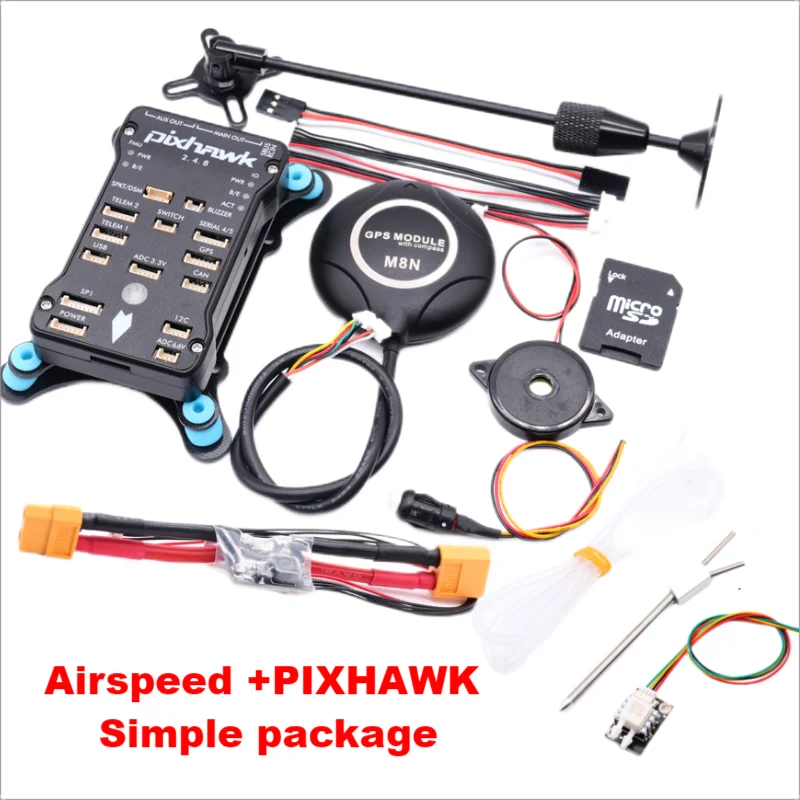 Pixhawk PX4 PIX 2.4.8 32 Bit Flight Controller +Airspeed Differential Airspeed Pitot Tube MS4525DO + Pitot Tube Airspeedometer