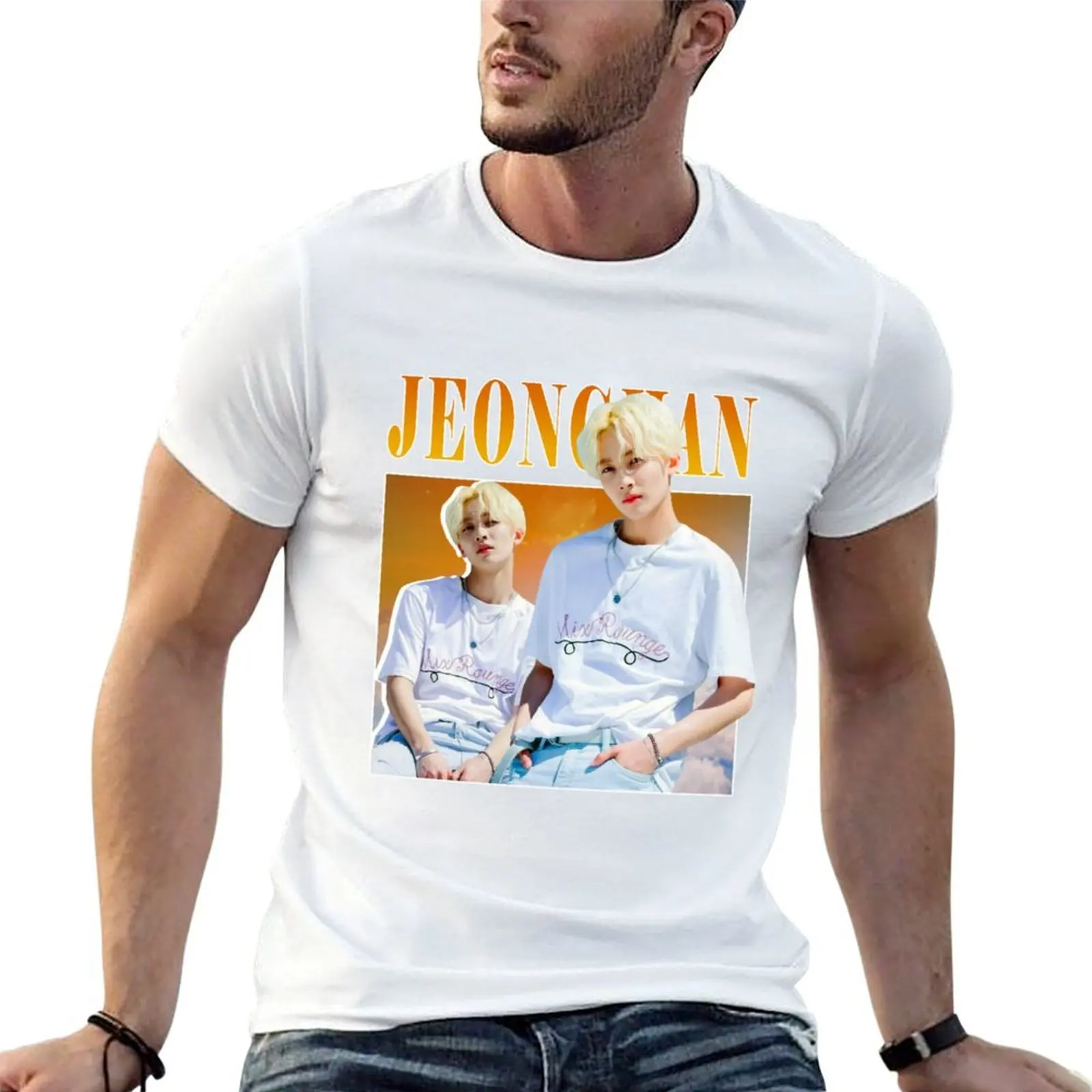 

Jeonghan Premium T-Shirt man graphic t shirt anime t shirts for man man t shirts high quality luxury brand T-Shirt