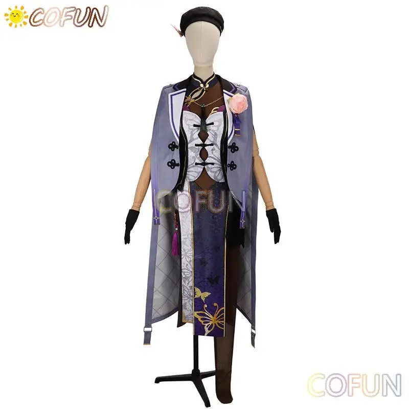 

COFUN [Customized] ‌NIJISANJI VTuber Ayakaki Kisara Cosplay Costume Full Set Women Men Clothes Outfits Game Anime Coat