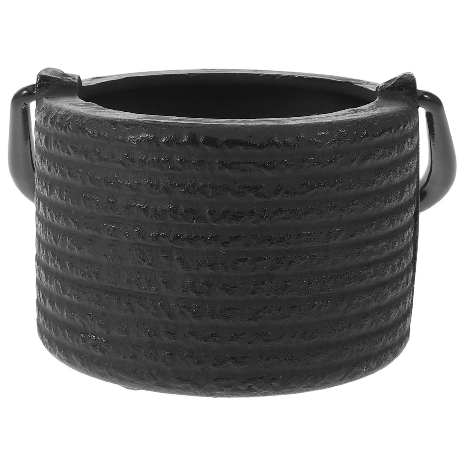 Small Cast Iron Sage Burner Bowl Handled Smudge Incense Burner for Meditation Room Resin Charcoal Burning Cauldron Ritual Holder