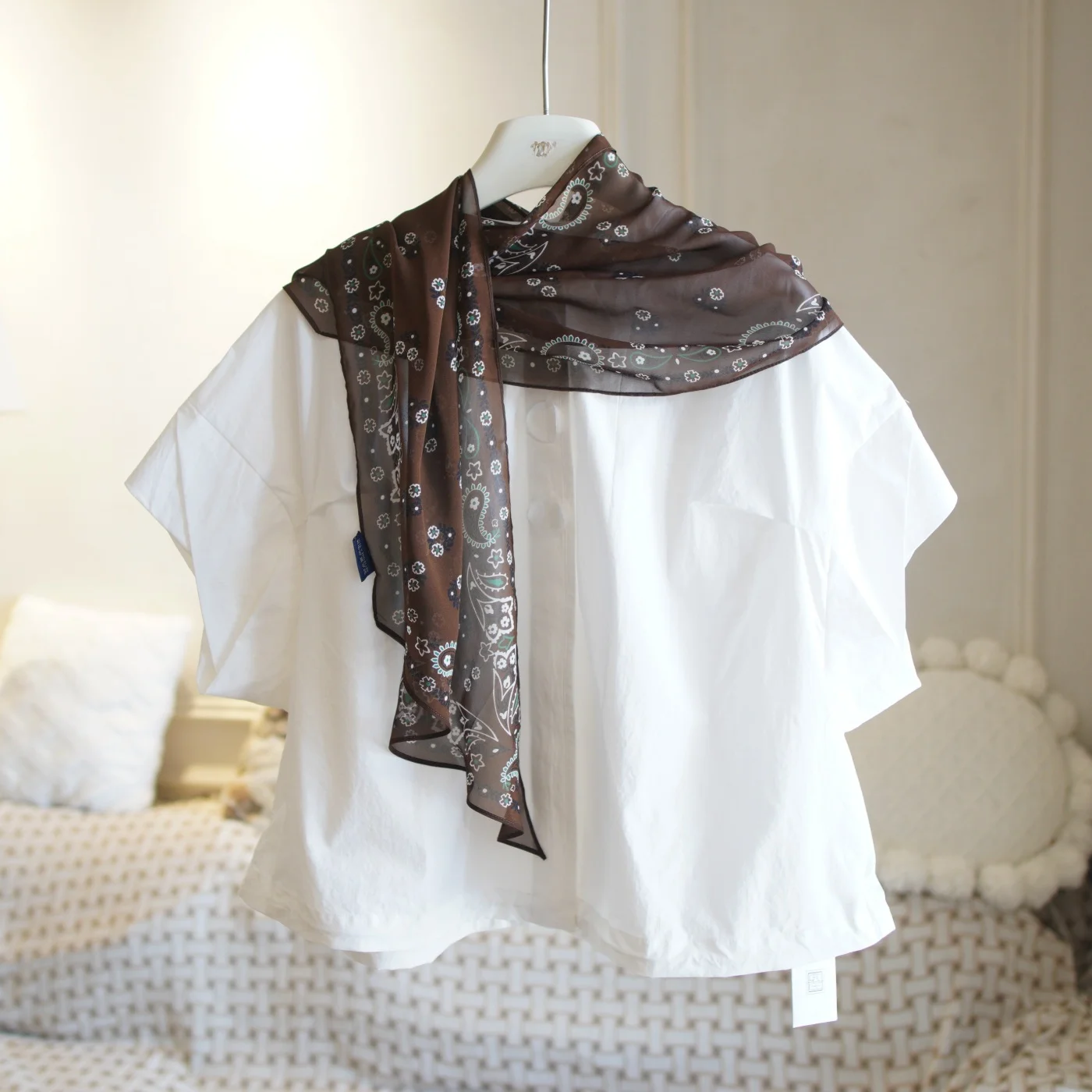 elegant-long-silk-scarf-women's-fashion-summer-season-hand-painted-floral-patterned-neckwear-korean-style-rectangular-shape