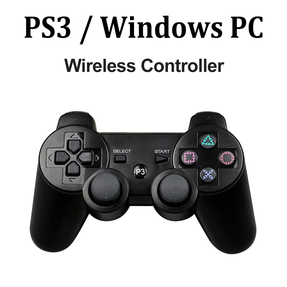 Gamepad sem fio para Play Station 3, Joystick para SONY PS3 Console, Suporte Controlador, Bluetooth, PC