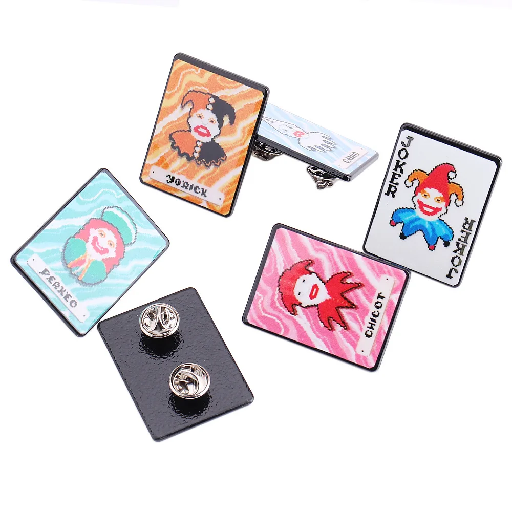 لعبة Balatro أنيمي دبابيس لطيف للكبار الاطفال الكرتون الإبداعية دبابيس الأطفال مجوهرات الأزياء والاكسسوارات شارة هدايا عيد الميلاد