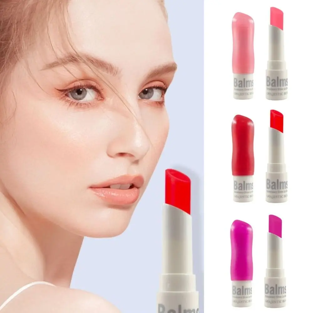 

Soothing Fruity Lip Balm Waterproof Fade Lip Lines Hydrating Lip Gloss Anti-chapped Long Lasting Nourishing Lip Pomade Women