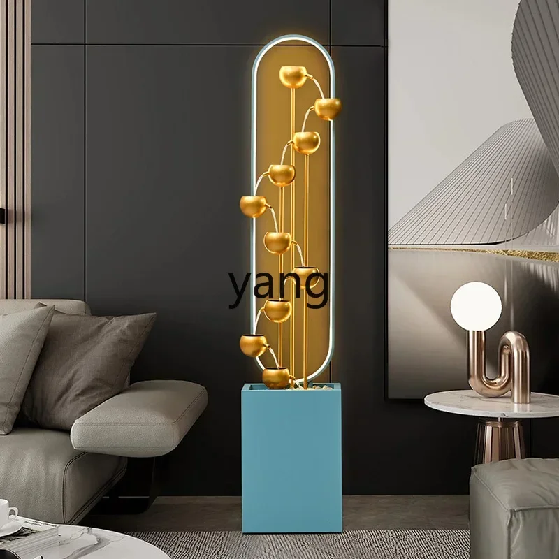 yjq, Modern Simple Lucky Circulating Water Living Room Large Floor Entrance Decoration