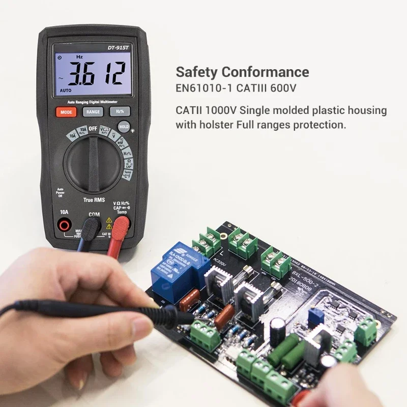 DT-915T New  Handheld 6000 Counts VFD  AC DC Voltage and Current Digital Multimeter Tester