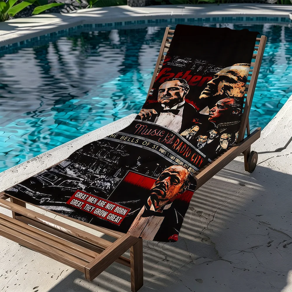 Classic Movie G-godfather-ES Towel Large Quick-Drying Microfiber soft Beach Towel for Travel Fitness Sauna Bathing Camping