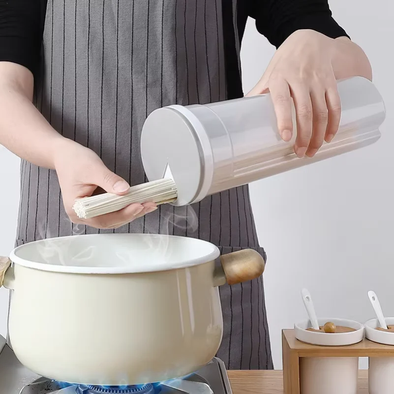 Noodles Sealed Can Kitchen Accessories Food Grade Plastic Kitchen Storage & Organization Quantitative Divided Can Storage Box