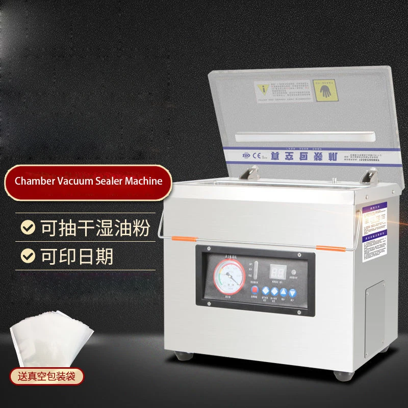 Food preservation storage Vacuum Sealer Machine electric Auto Vacuum Packaging Machine Dry / Moist Modes meat sealing freezing