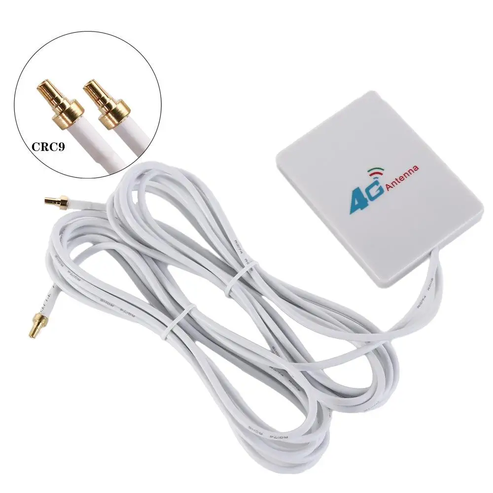 Signal Booster Amplifier 3G 4G TS9 CRC9 SMA Enhanced Signal High Gain LTE Antenna External Antenna SMA Connector Router Adapter