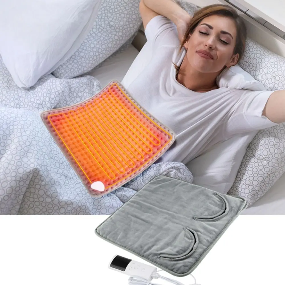 

Adjustable Settings Electric Heating Foot Pad Plush Washable Electric Foot Warmer Foldable Soft Foot Warming Mat Office