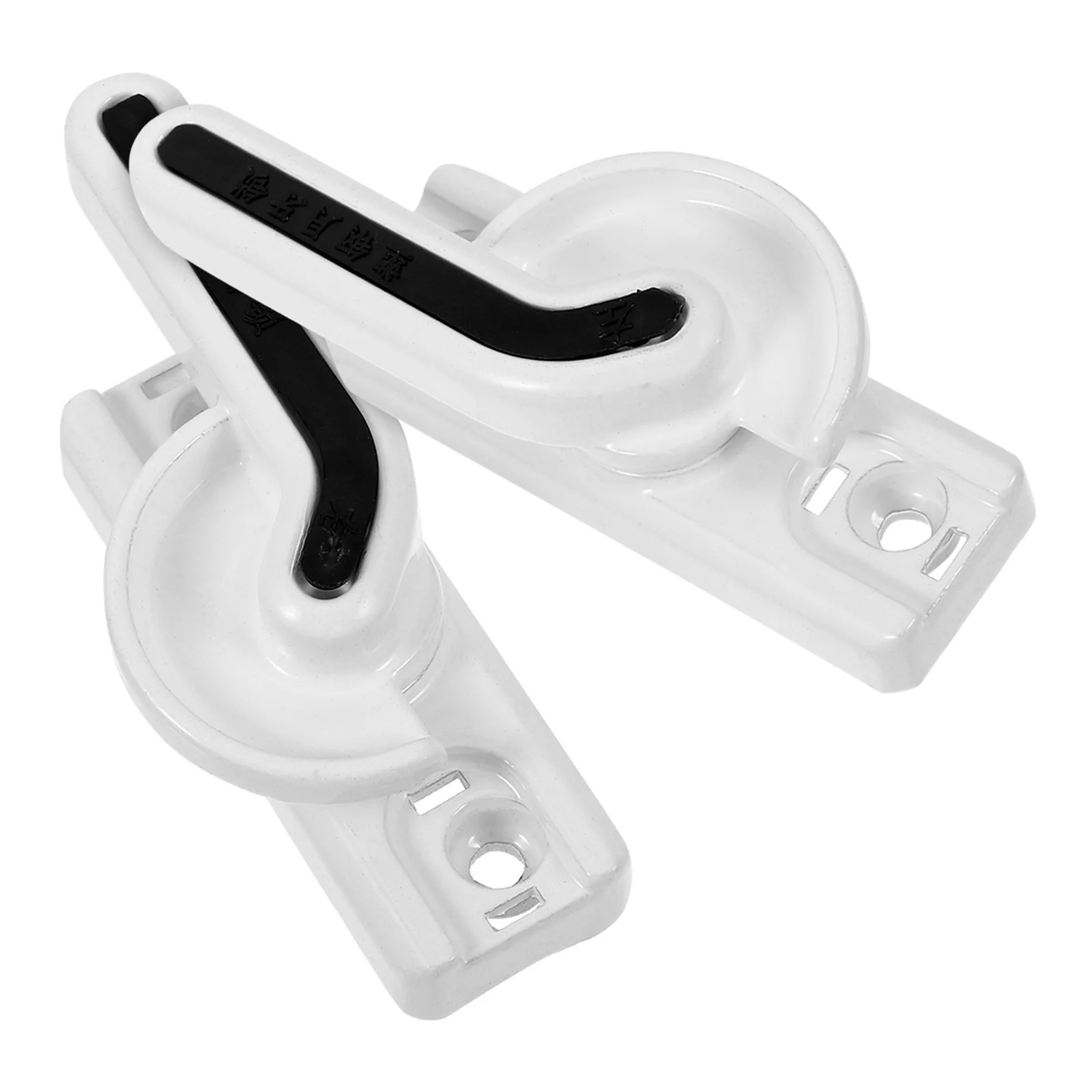

2pcs Window Sash Lock For Horizontal Sliding Windows Child Safety Locks Vinyl Metal Security Stops Latch Hardware