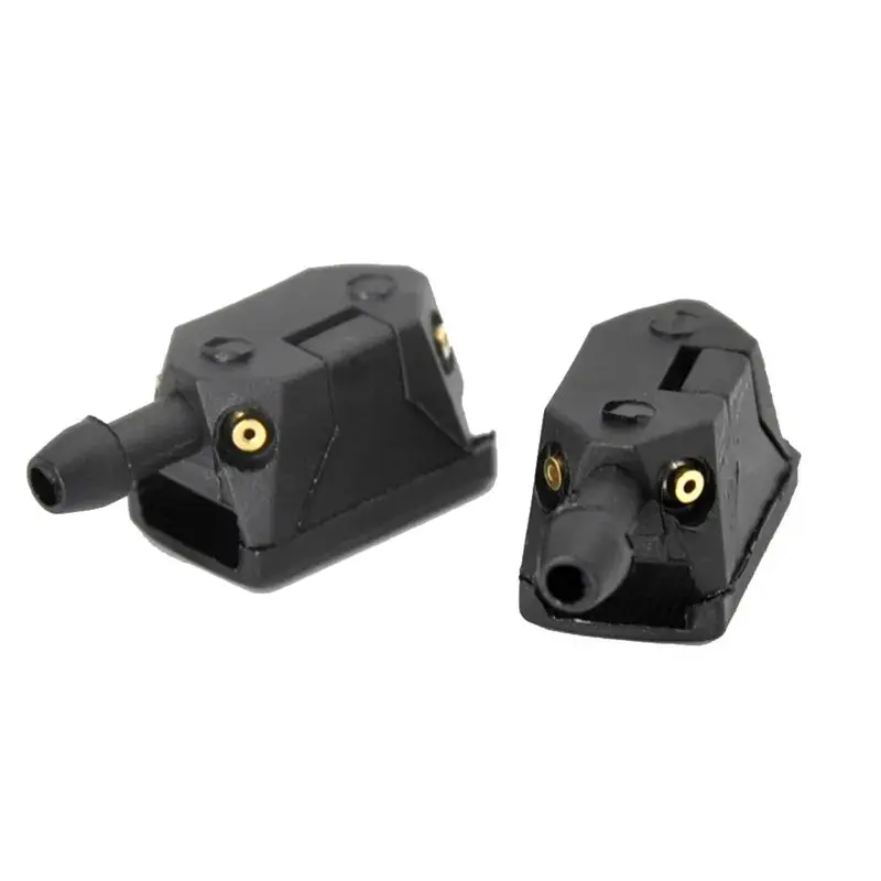 A02G 2Pcs Car Windshield Wiper Blade Washer Spray Nozzle Adjustable 4-Way Upgrade Installed on 8mm 9mm Arm Car Accessories