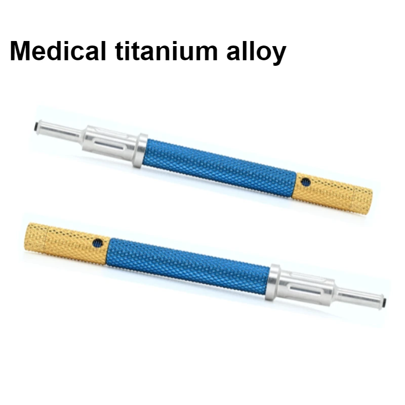 1PCS Dental Implant Locator Core Tool Universal Insertion Extraction Tool Remove Locator 3 in 1 Core Tool Metal Handle