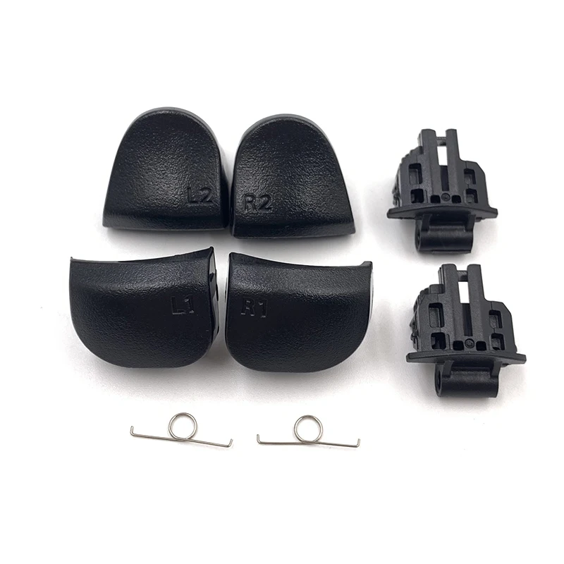 1 مجموعة L1 R1 L2 R2 أزرار الزناد + الينابيع ل PS5 تحكم غمبد إصلاح جزء ل PS 5 V1 V2 V3 مع حامل LR