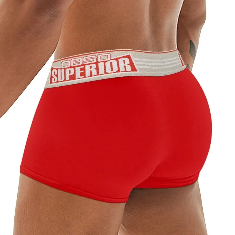 0850 Men\'s Underwear Solid Color Cotton Breathable Boxer Briefs Hot Style Comfortable Sports Men Pouch BS845