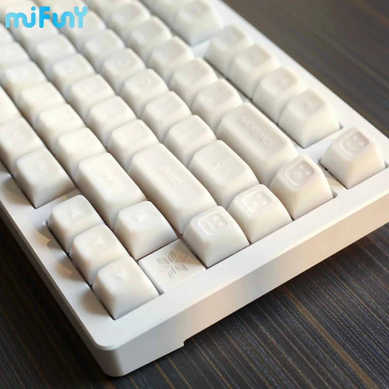 Imagem -05 - Conjunto de Teclas para Teclado Mecânico Moldagem de Tiro Duplo Keycap Rosa Perfil Artesão Personalizado Presente 142 Chaves