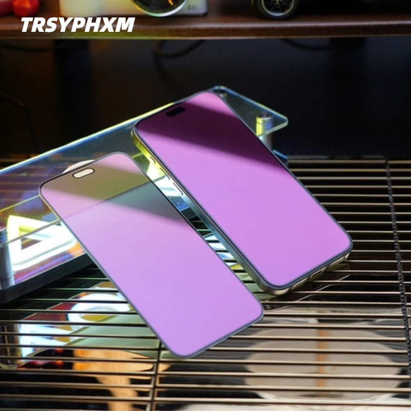 

TRSYPHXM new Suitable for Apple 12-16 series anti fingerprint 4K high-definition soft light dazzling anti peeping tempered film