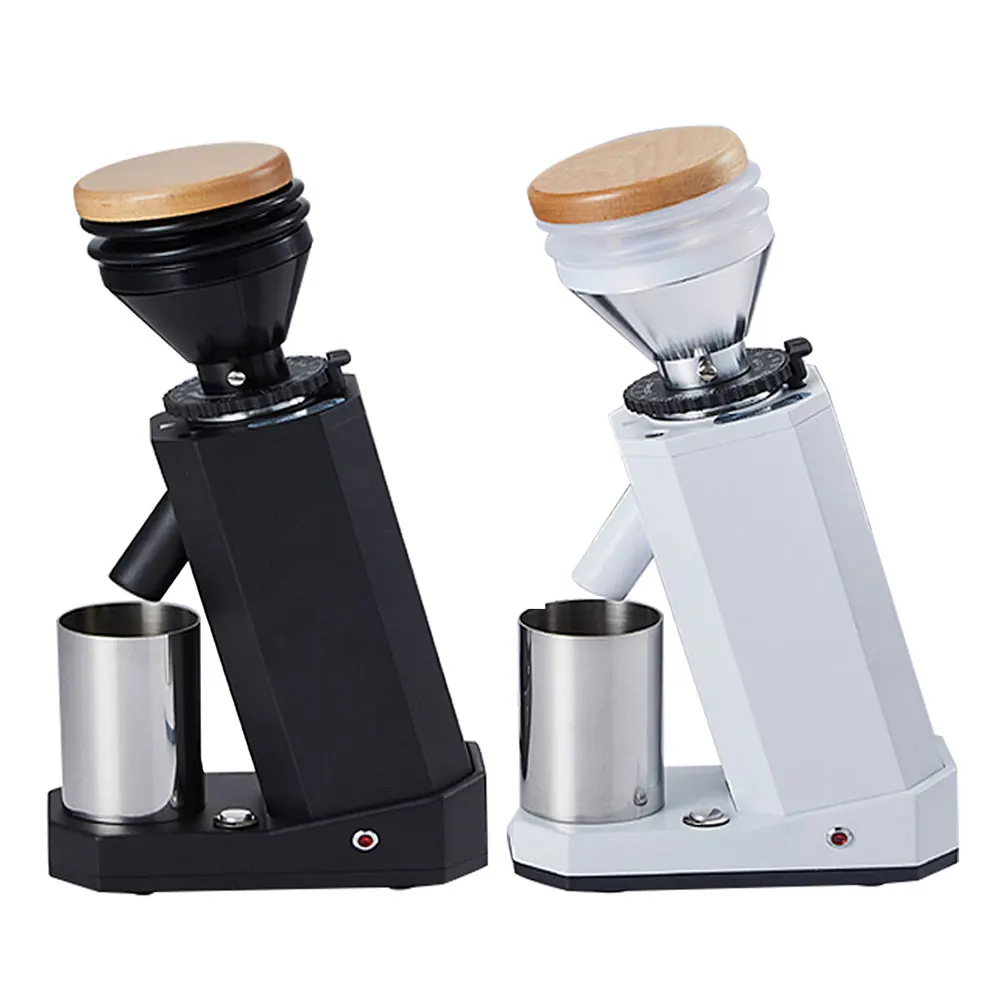 XEOLEO Electric Coffee Grinder 40mm Titanium Burr Metal Bean Hopper Exquisite Small Espresso Coffee Grinder Machin Espresso