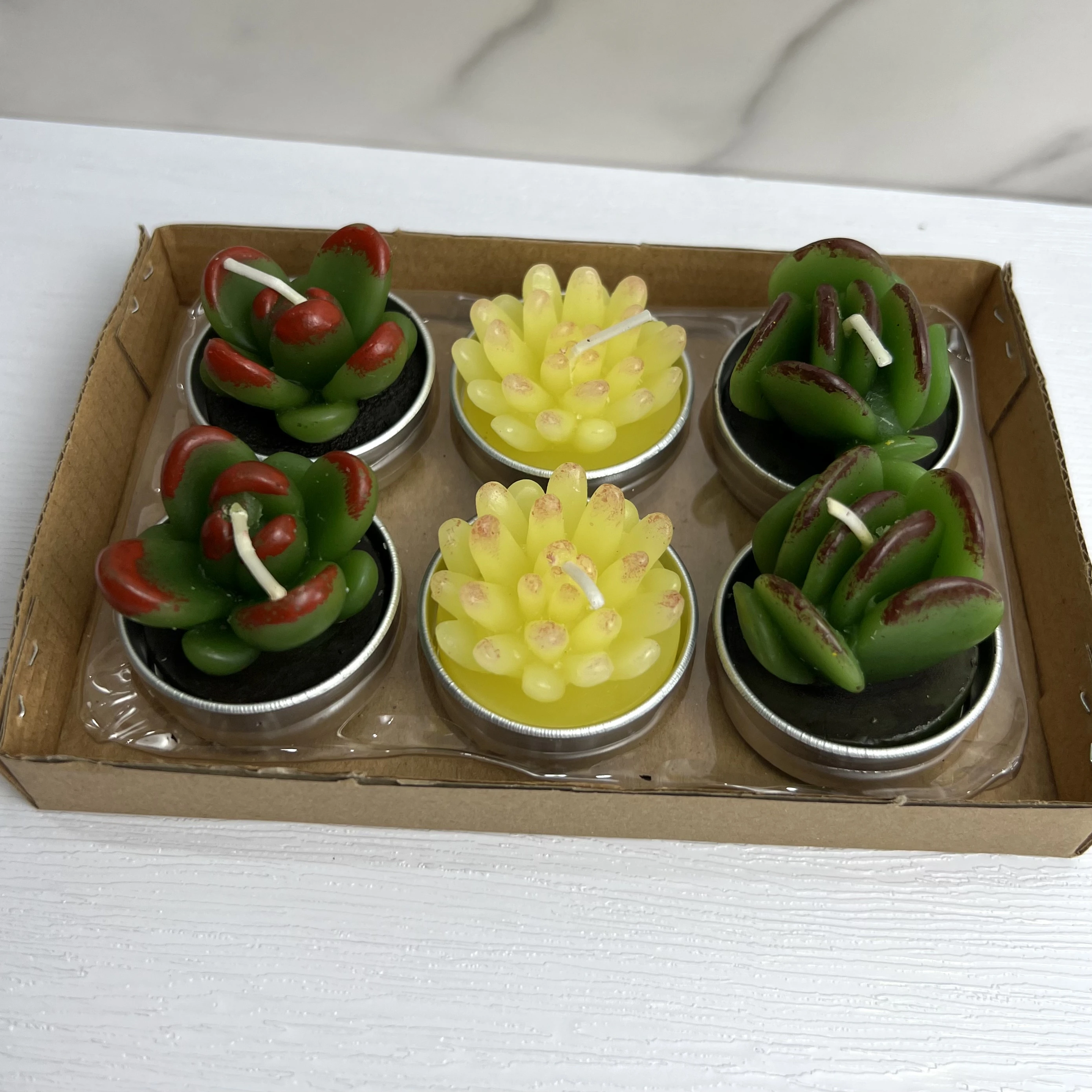 

new Hot Selling Wholesale Soy Wax Succulent Jar Cactus Hand Made Candles