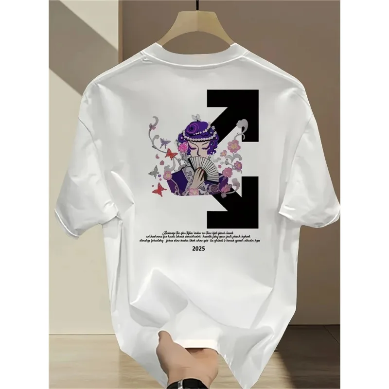 Washable reusable casual tee. Made of 100% pure cotton, solid color thick fabric, breathable without stuffiness.