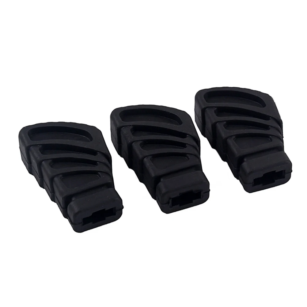 

3Pcs Rubber Feet for Drum Cymbal Stand Sturdy Drum Rack Feet Non-Slip Performance Reliable Replacement Parts for Bands Black