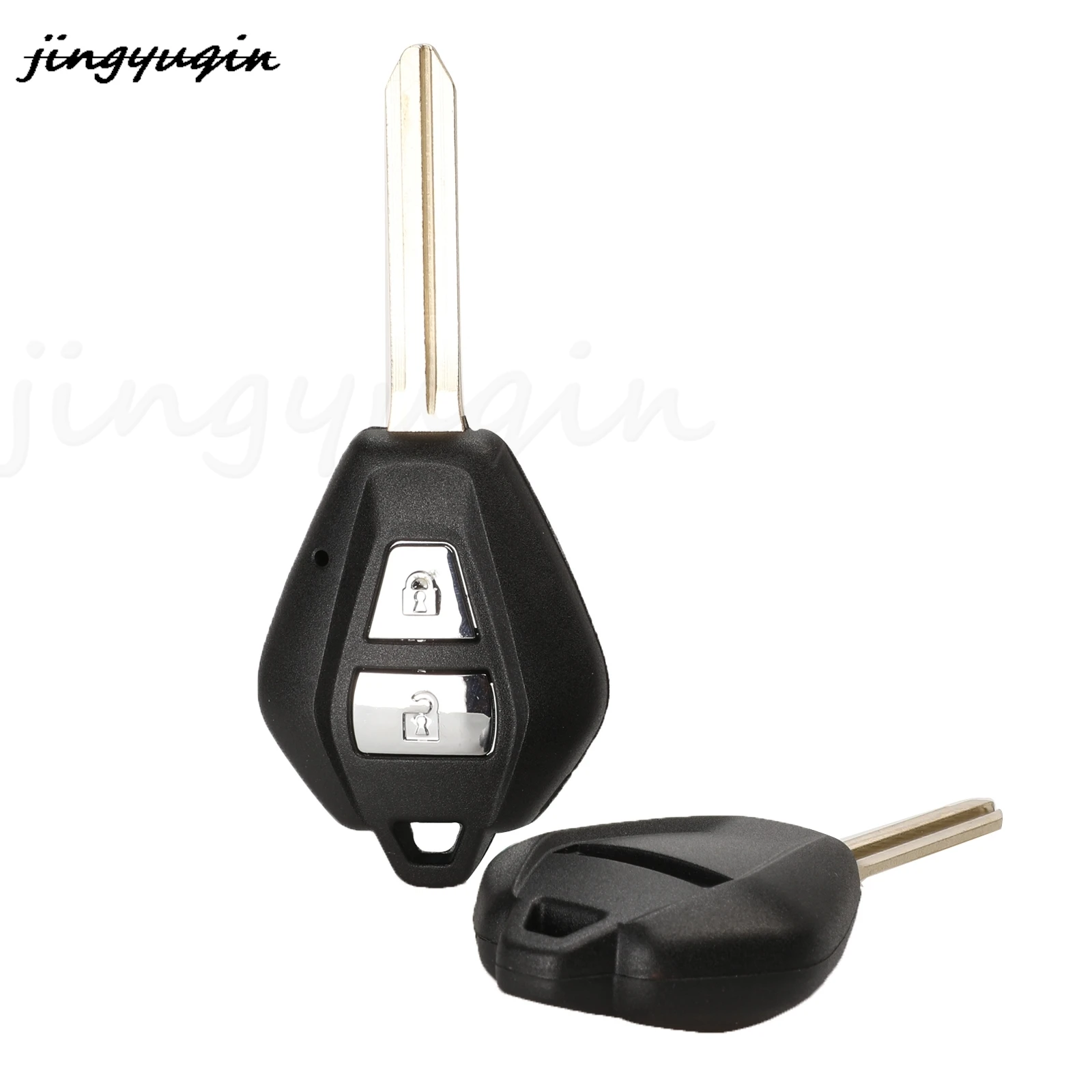 Jingyuqin 원격 자동차 키 쉘 케이스 커버 포브, 이스즈 D-맥스 교체 하이 퀄리티 액세서리, 2 버튼