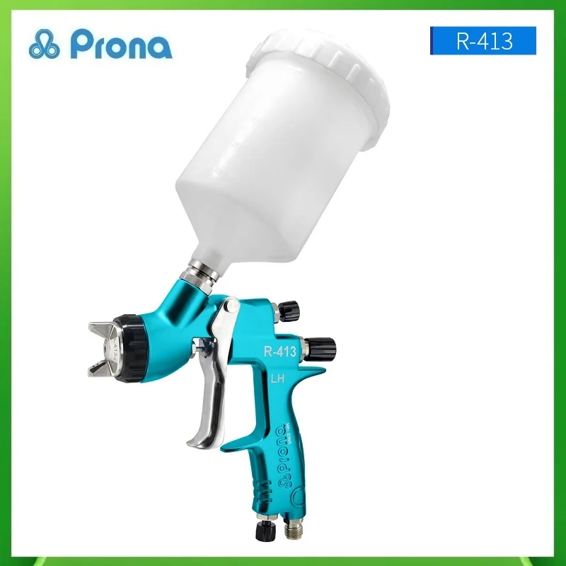 Prona R-413G Professional Air Spray Gun Paint Pistol Pneumatic Tool Portable Spray Guns Painting Cars Automobile Tools R413G