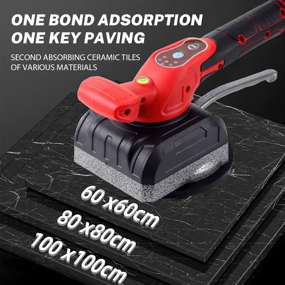 200 كجم آلة بلاط البلاط 5 التروس الكهربائية بلاط أرضيات الحائط يضع تهتز أداة جهاز رصف البلاط لبطارية 21 فولت