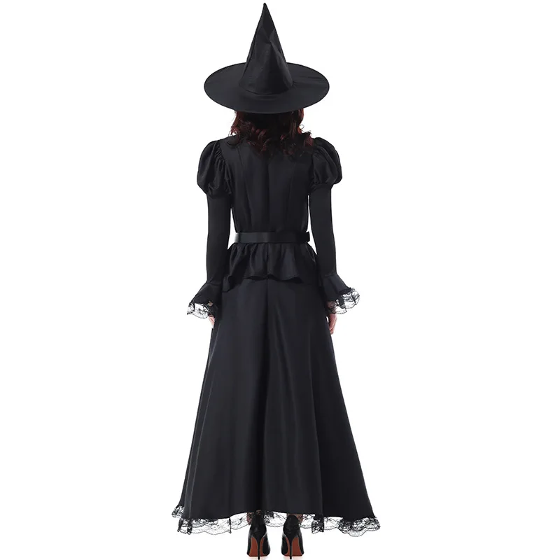 Bla Witch Long Dr Magic Cosplay k Witch Performance per adulti Costume di scena Abbigliamento etnico tradizionale da donna Hanfu