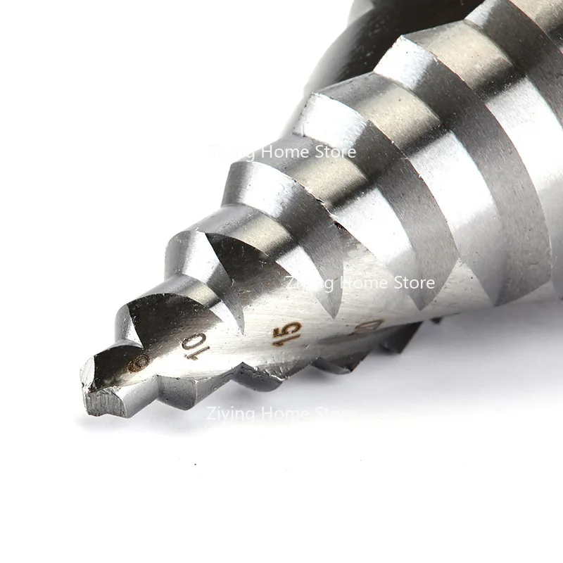 Suitable for 6-60mm Spiral Groove Triangular Shank Pagoda Drills, Drill Step Hole Openers
