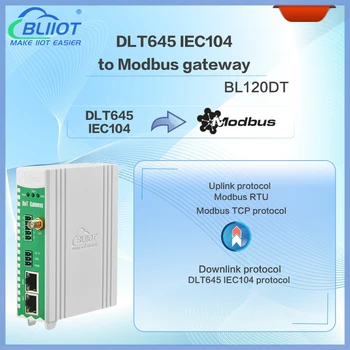Bliiiot มิเตอร์แปลงโปรโตคอลอัตโนมัติอุตสาหกรรมเกตเวย์4G ซิม DLT645 WiFi ไปยัง Modbus RTU TCP
