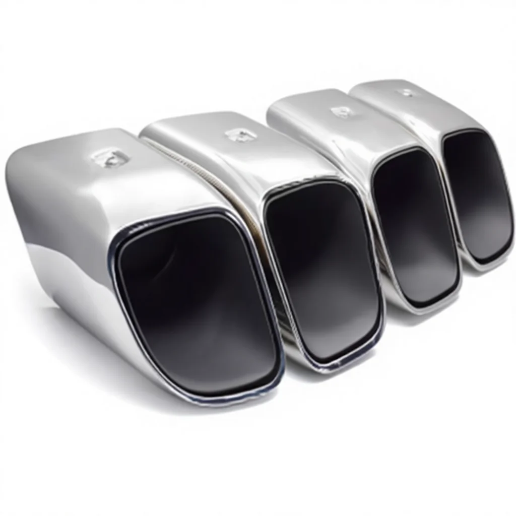 

Stainless Steel Car Exhaust Pipe With Performance Exhaust System Quad Muffler Tip