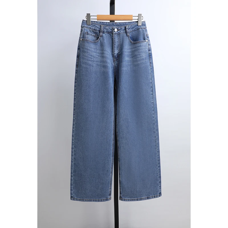 

High Waist Straight Leg Jeans Casual Long Pants Spring New Arrival Women's Faion Brand Clothing Awei Spring 2026